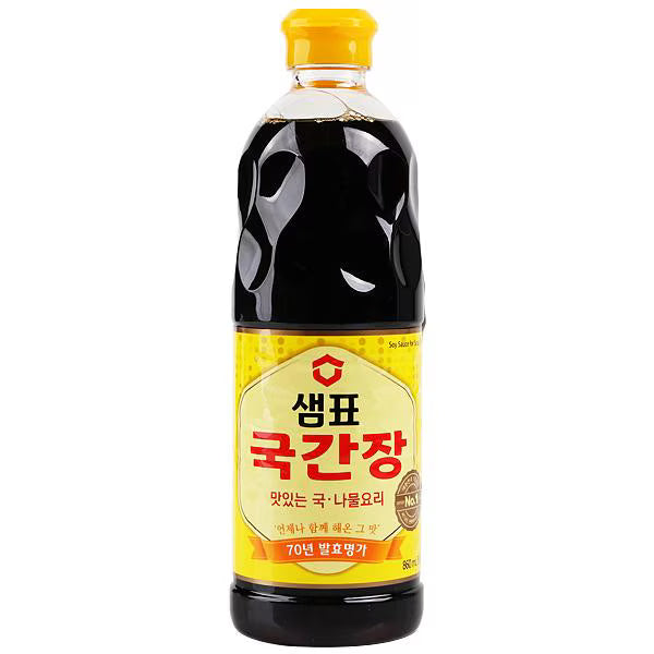 センピョ スープ用醤油 860ml｜韓国クッカンジャン チゲ・ナムルに
