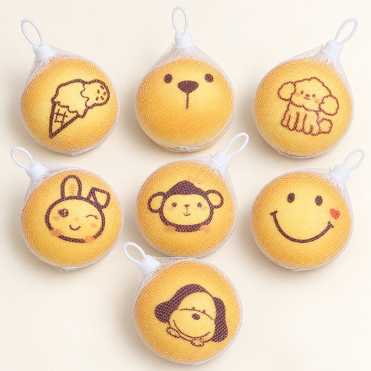 丸パンの絵柄例。絵柄はランダムで選べません。
