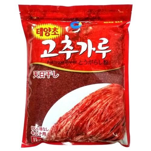 清浄園 唐辛子粉 キムチ用 1kg｜天日干し粗挽き 韓国コチュカル｜Han Select