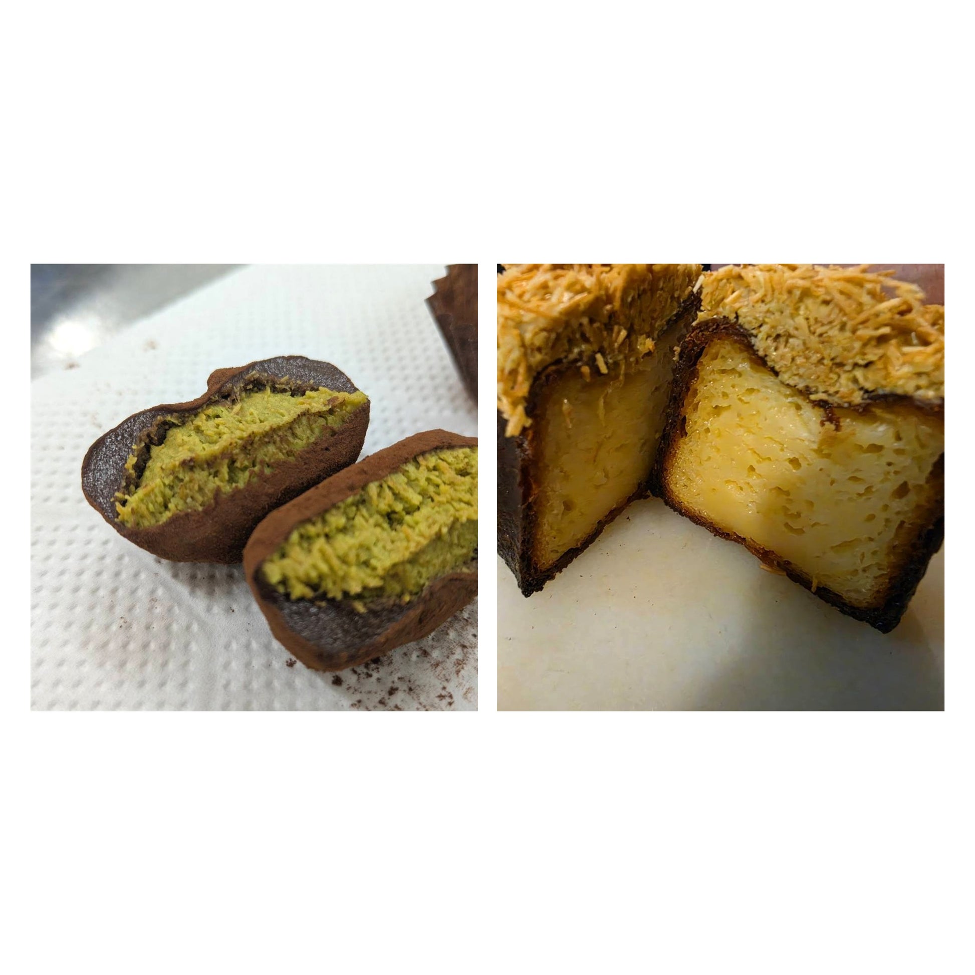 ドバイチョコ餅とドバイカヌレの食べ比べセット
