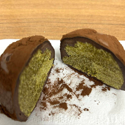 ドバイチョコ餅の断面 業務用90個セット